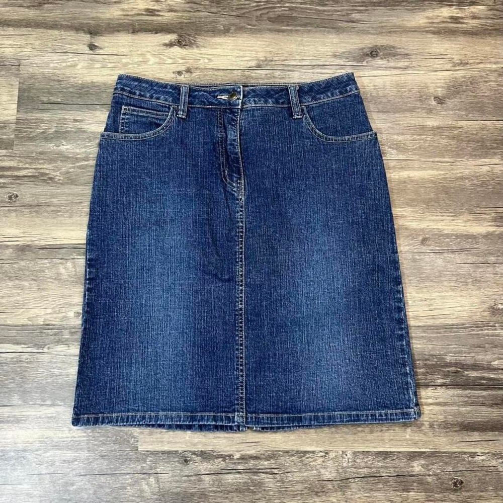 Y2K West Port Denim Skirt Womens Size 8